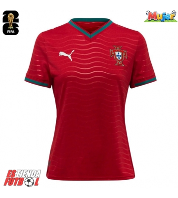 Portugal Primera Equipación Mujer Mundial 2026 Manga Corta